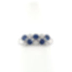 Thumbnail: Sapphire and Diamond Ring