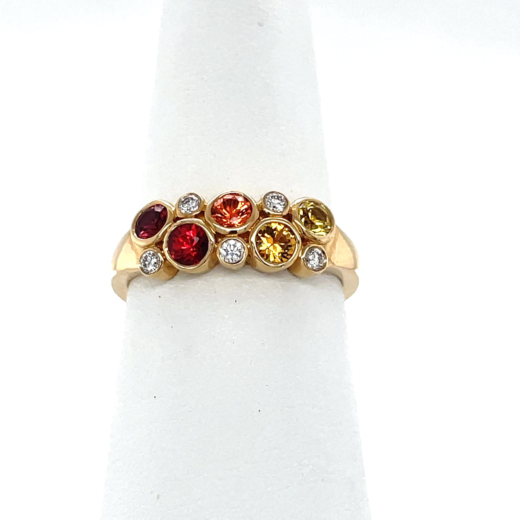 Sunset Sapphire Ring