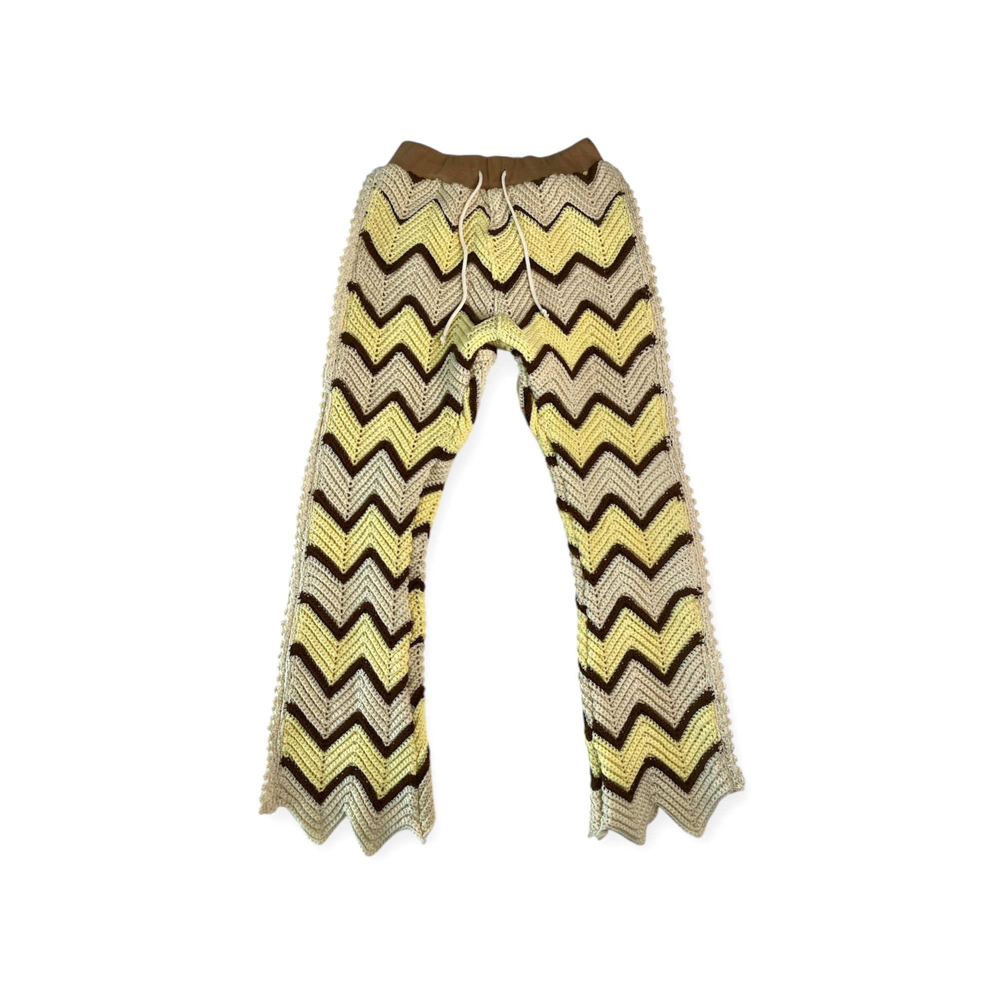 Banana Cream Wavy Pants