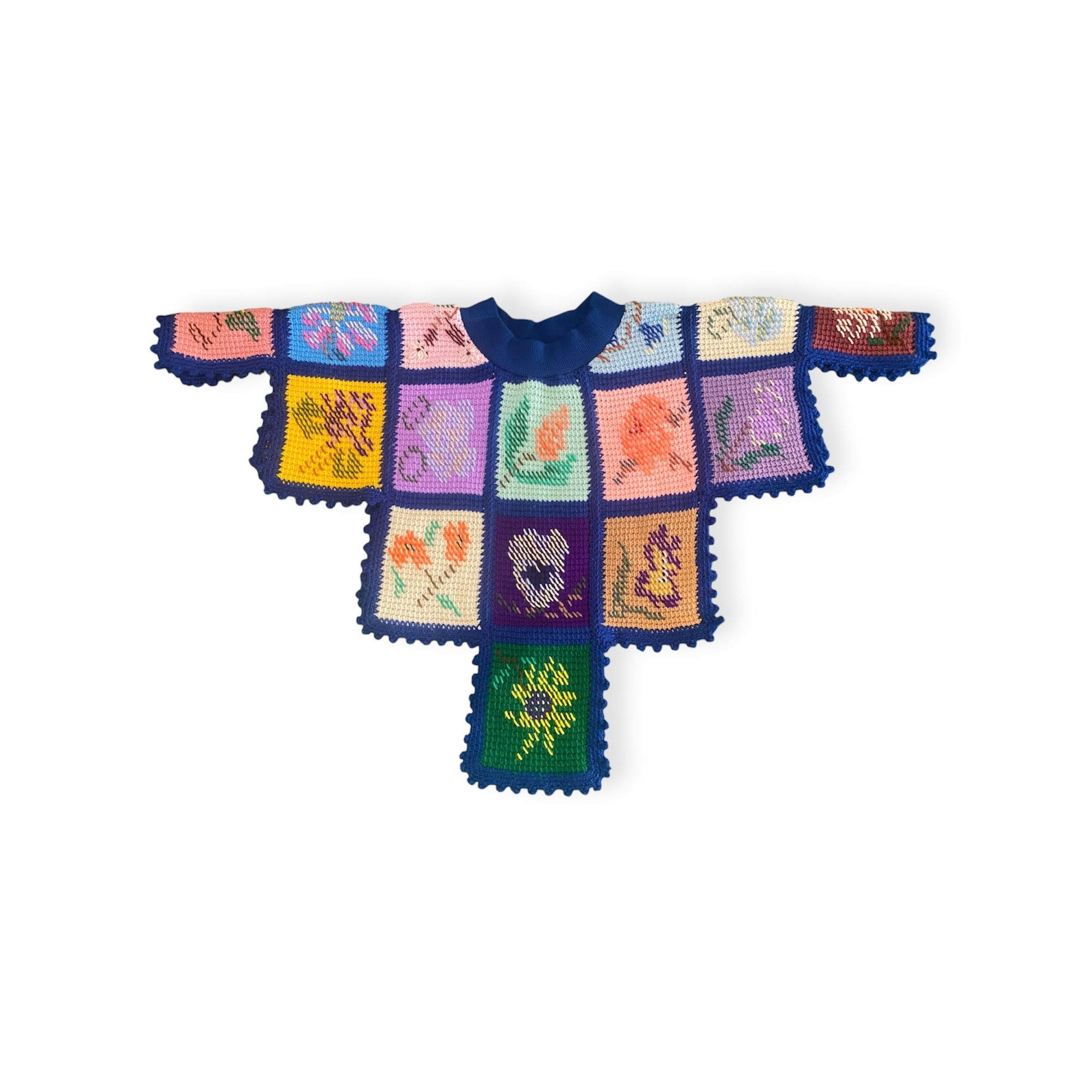 Potrait Squares Crochet Shall