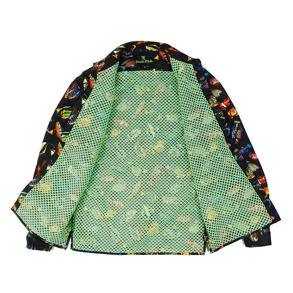 Thumbnail: Under The Sea Crystal Button Up