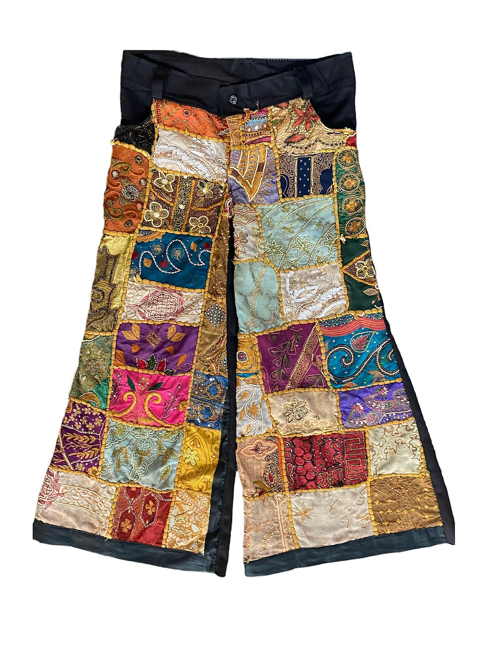 Indie Handbeaded Flared Pants