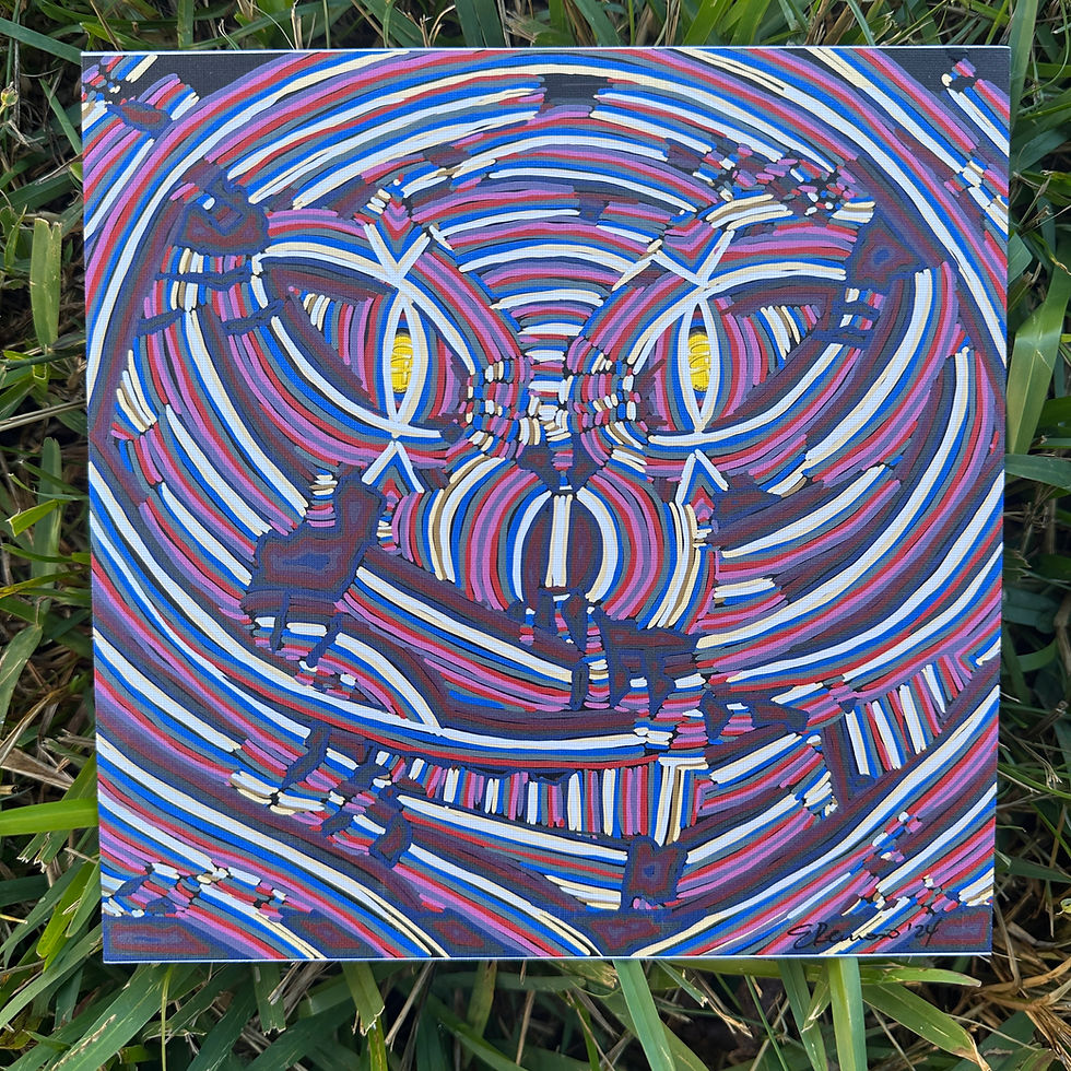 Thumbnail: Print "Alien" 2024 Size 8" x 8"