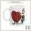 Thumbnail: Santiago, Dominican Republic Mug 11oz, Ciudad Corazon, Cibao, Monumento, Coche