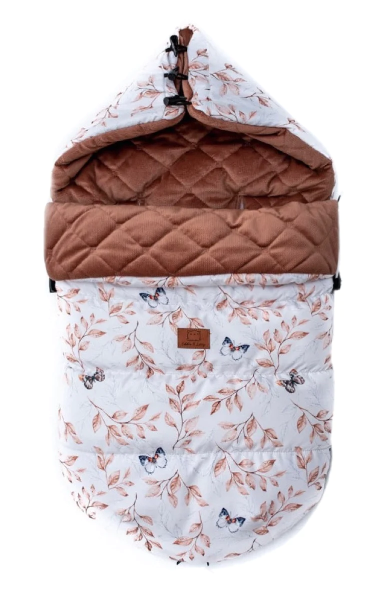 Eddie & Lilly Baby Nest Footmuff - Sepia