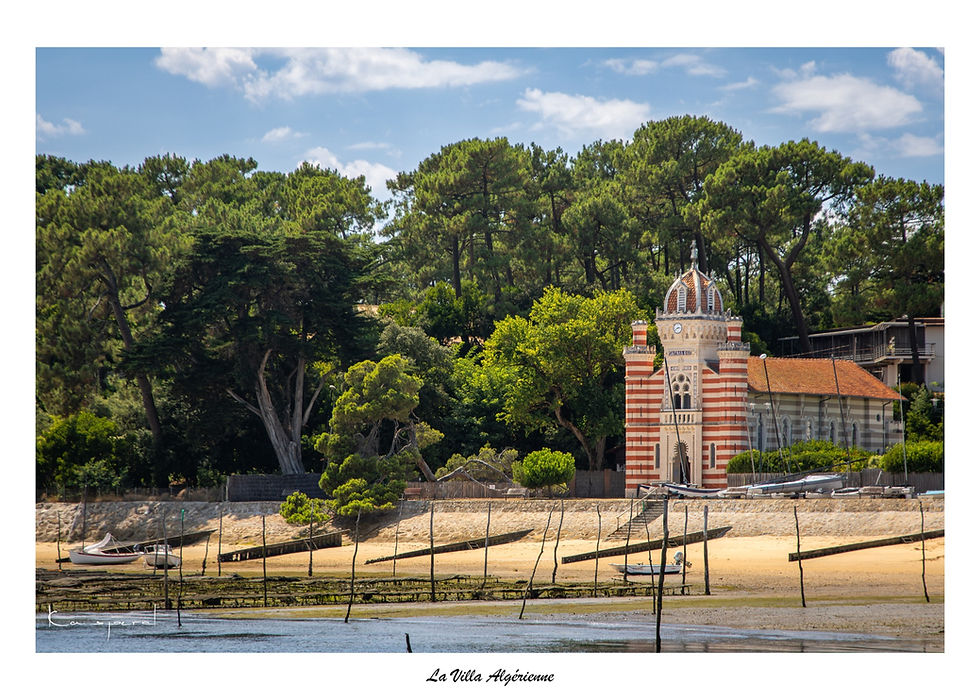 Chapelle de la Villa Algérienne, demeure mauresque de Léon Lesca construite au XIXe siècle au bord du Bassin d’Arcach