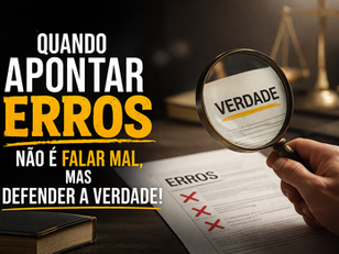 quando apontar erros não é falar mal