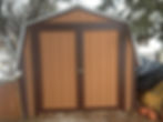 New (larger) shed doors (after)