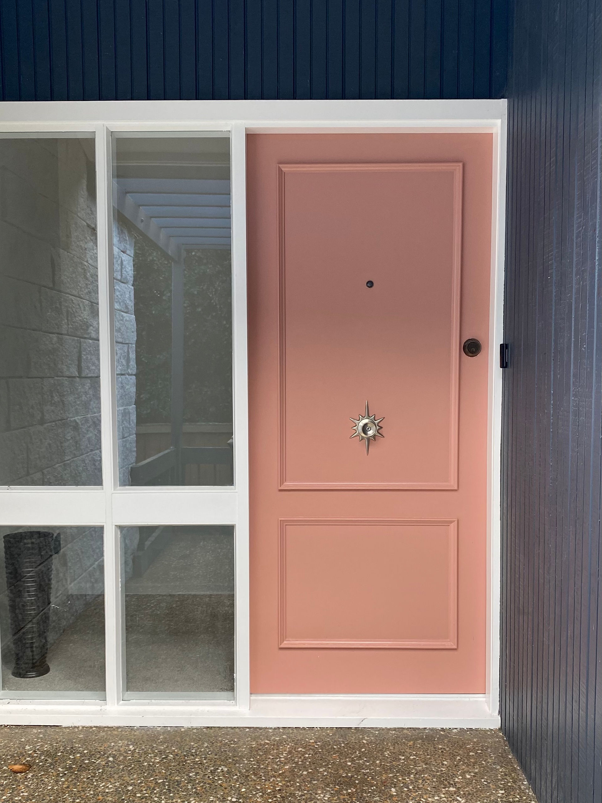 front door painted in aalto treaty