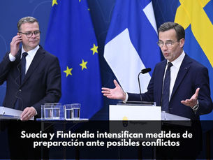 Suecia y Finlandia intensifican medidas de preparación ante posibles conflictos