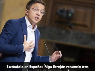 Escándalo en España: Íñigo Errejón renuncia tras denuncia de acoso sexual