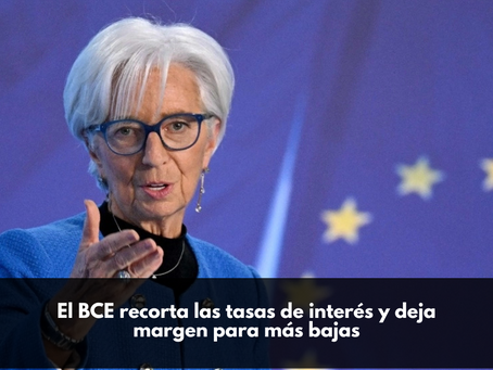 El BCE recorta las tasas de interés y deja margen para más bajas