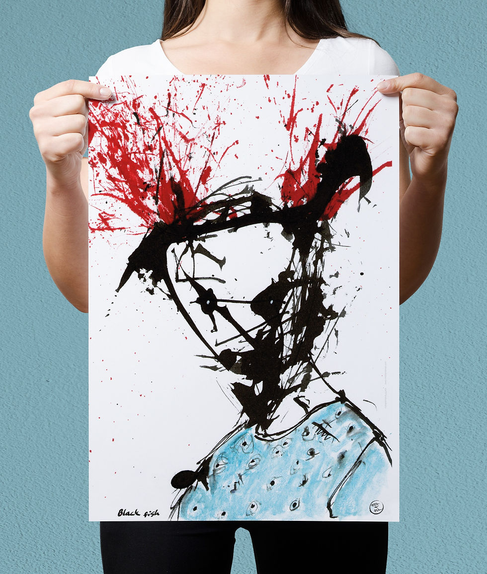 "Black Fish" Print