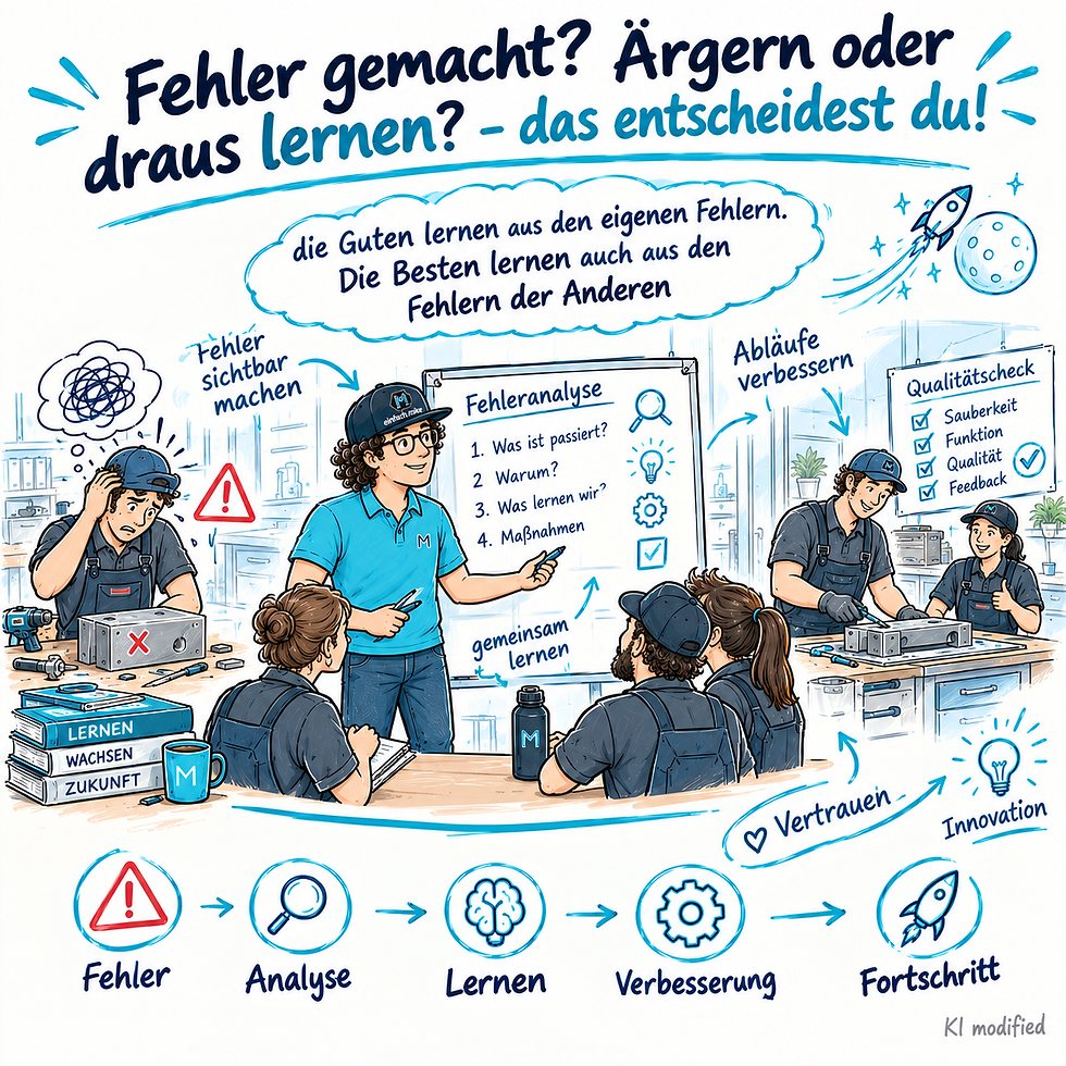 Visual "Aus Fehlern lernen" einfach.mike visually recorded