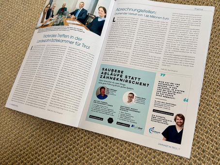 Zahnarzt in Tirol Inserat Ausgabe 4/2025
