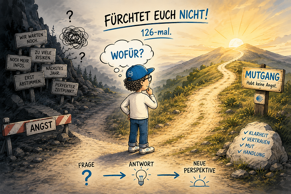 Fürchtet euch nicht! Wage den Mutgang