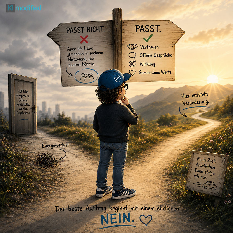 Beratung muss einfach zusammenpassen - sonst finden wir eine passende Alterntive!
