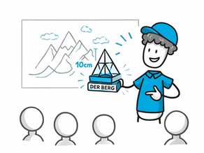 einfach.mike bei der Session "Der Berg - ein Werkzeug für Menschen mit Verantwortung" beim Barcamp