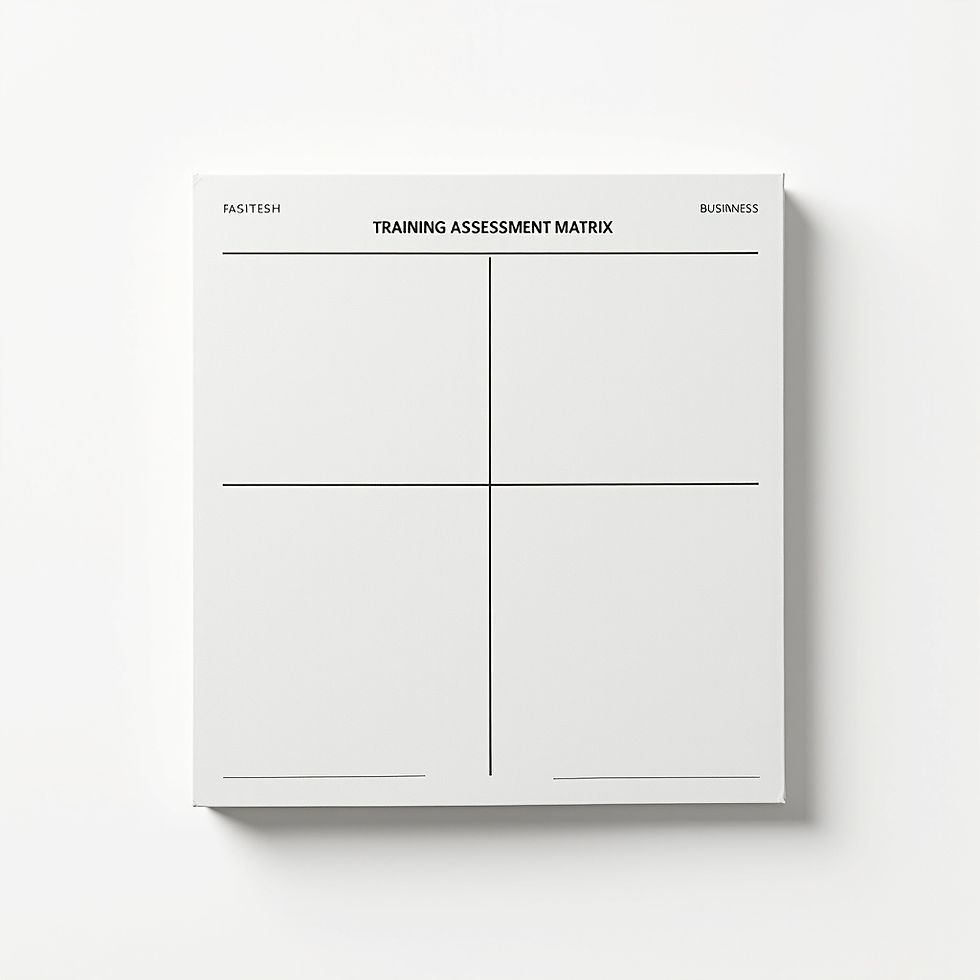Training Assessment Matrix