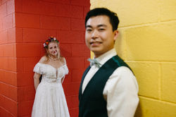 portrait mariés couleur