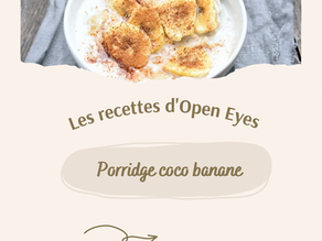 Porridge coco banane