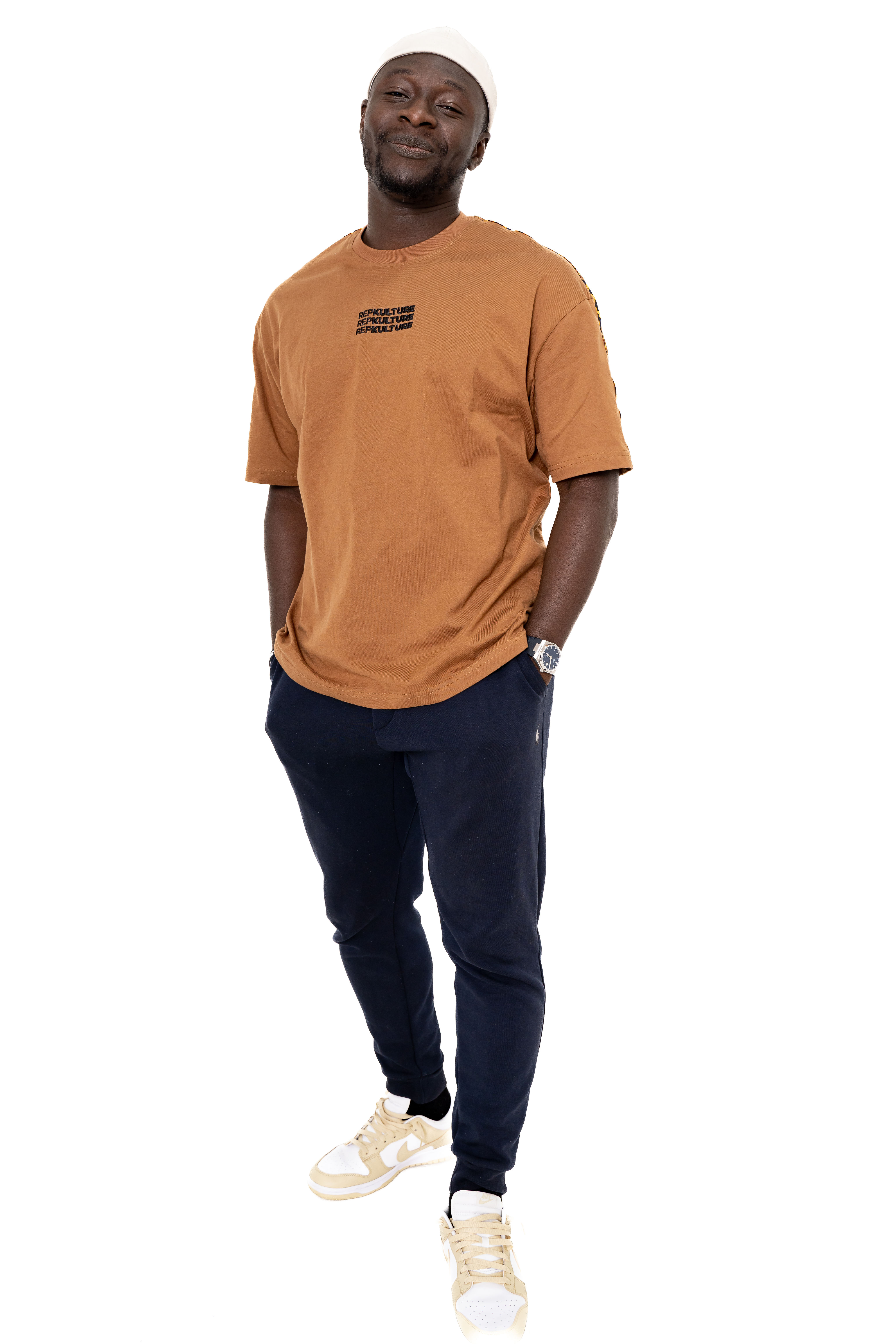 Classic RK Tee Kente Strip