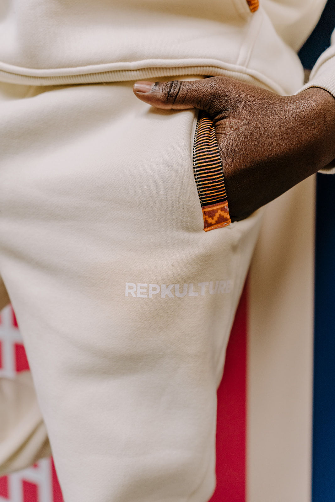 REPKULTURE MILK TRACKPANTS