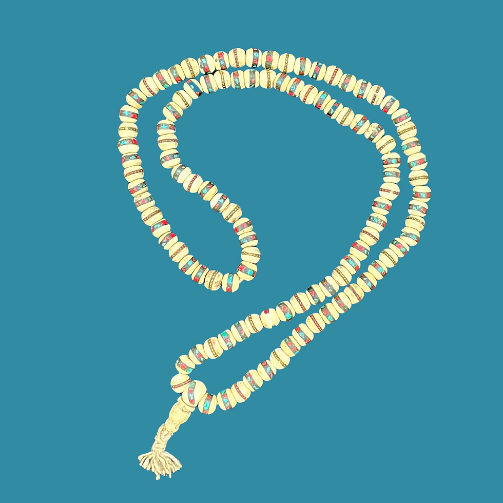Miniature : Collier Mala tibétain
