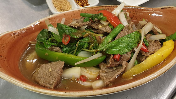 Stir-fried with Holy Basil (Pad Krapow)