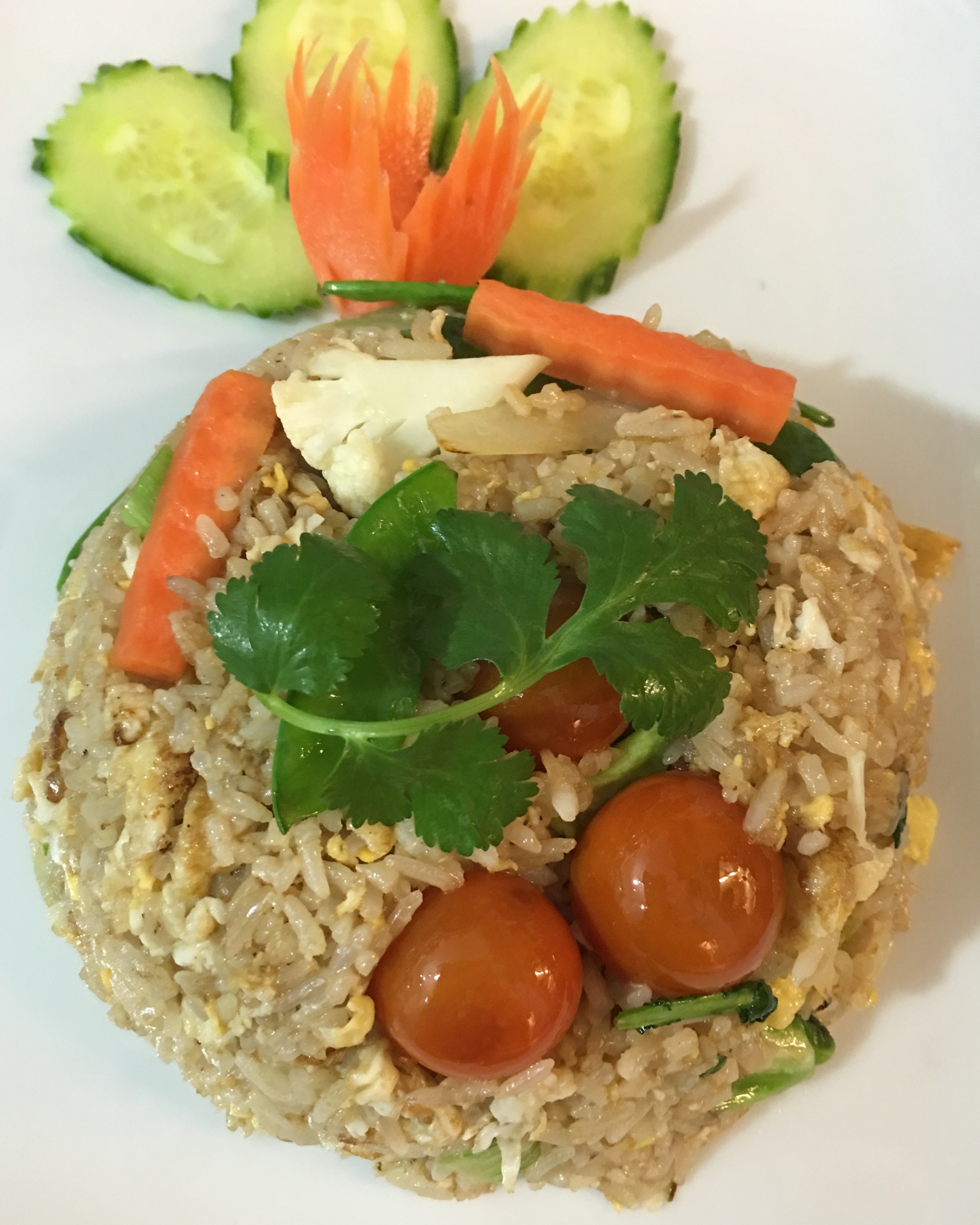 Arranged Food and Objects