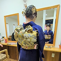 出張着付けの振袖