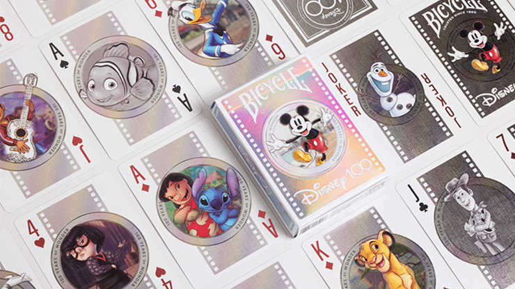 Thumbnail: Bicycle Disney 100 Anniversary Playing Cards by US Playing Card Co.