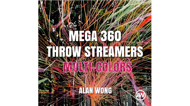 MEGA 360 Throw Streamers MULTI COLOR by Alan Wong (GV $4)