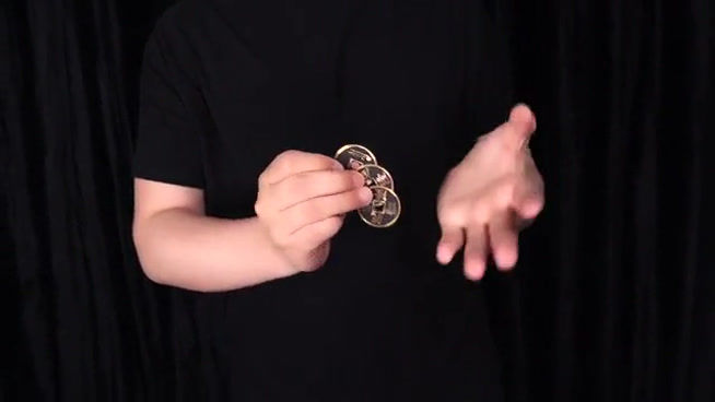 Thumbnail: CSTC Version 2 (30.6mm) - Red Coins - Half dollar size