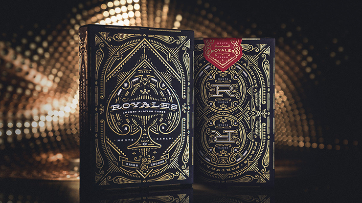 Royales (Midnight Blue) Playing Cards by Kings and Crooks (GV $2)