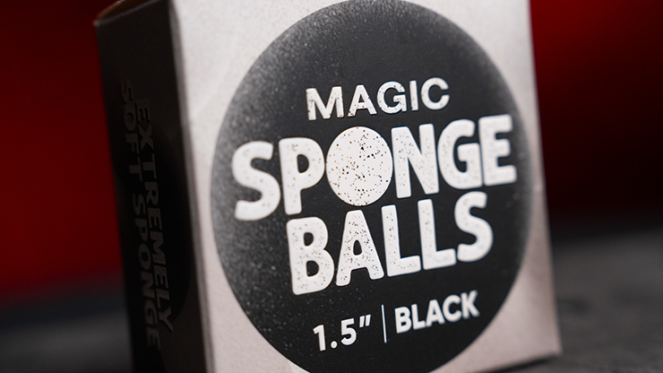 Thumbnail: Magic Sponge Balls 4PK BLACK 1.5" by Murphy's Magic