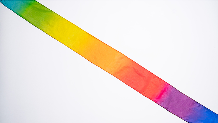 Thumbnail: PRO SILK LARGE RAINBOW STREAMER 3.5 foot X 4 inch by Murphy's Magic