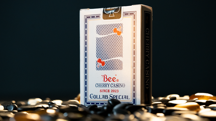 Thumbnail: Limited Bee X Cherry (Blue) Playing Cards