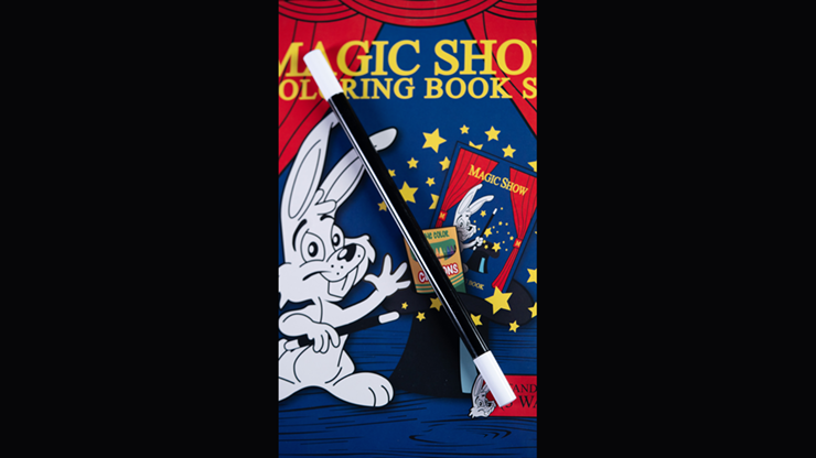 Thumbnail: MAGIC SHOW Coloring Book STANDARD SET (3 way) by Murphy's Magic