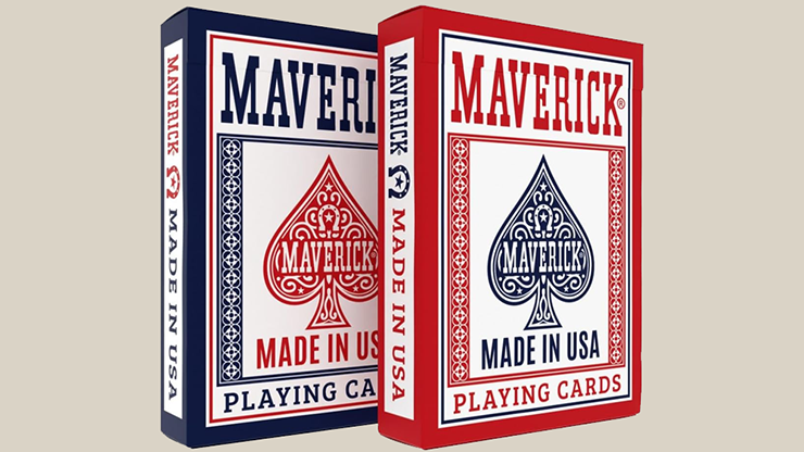 Thumbnail: Maverick Made in the USA (Red) Playing Cards