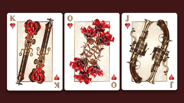 Thumbnail: Victorian Steampunk (Gold) Playing Cards