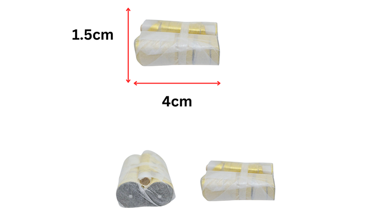 Thumbnail: Kabuki Streamer Gold (Small, Pack of 2) Metallic by JL Magic