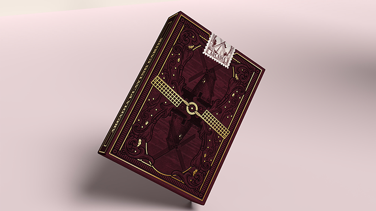Thumbnail: The Windmill Back (Claret Purple Edition) Playing Cards