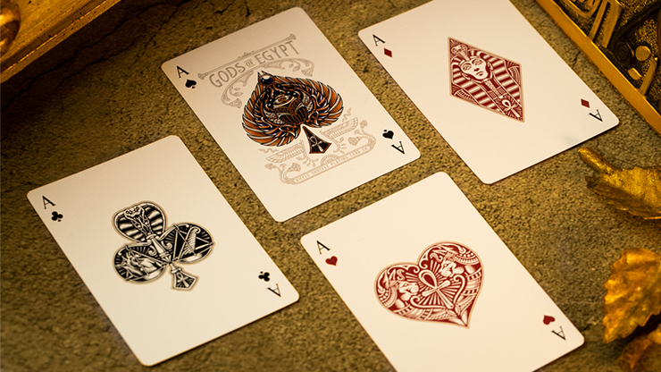 Thumbnail: Gods of Egypt (Blue) Playing Cards by Divine Playing Cards