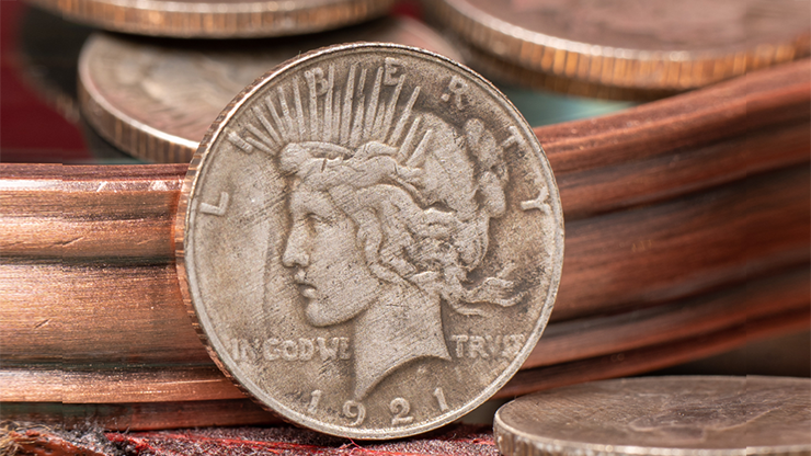 Thumbnail: Mini Peace Dollar (Pack of 5 coins) by N2G (GV$4)