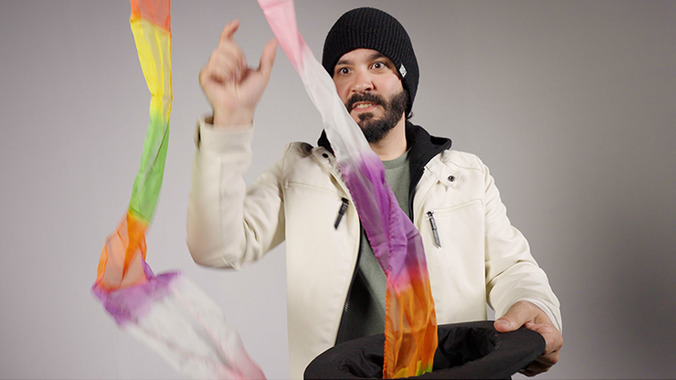 Thumbnail: PRO SILK LARGE RAINBOW STREAMER 3.5 foot X 4 inch by Murphy's Magic