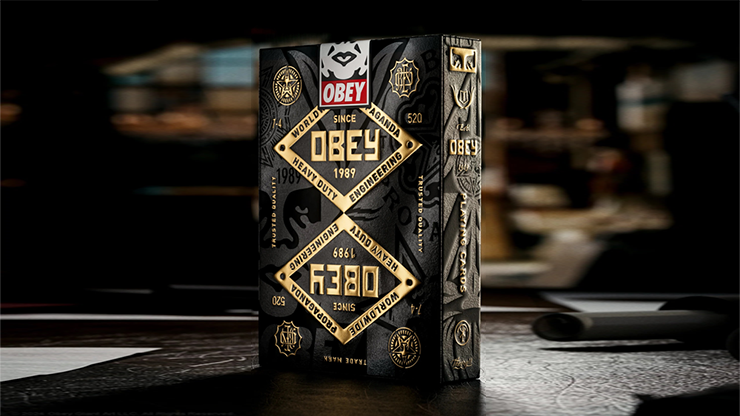 Thumbnail: Obey Gold Edition Playing Cards by theory11