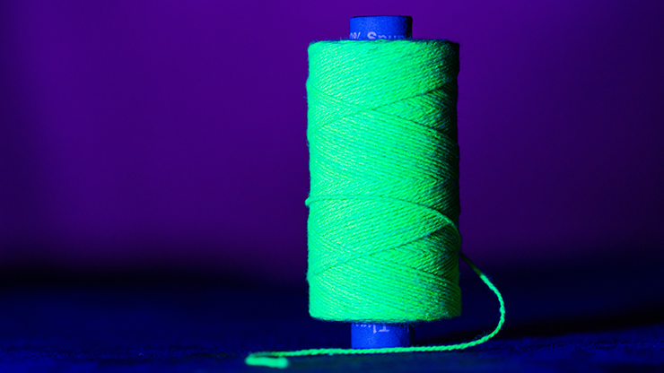 Thumbnail: WGM UV GLOW GYPSY THREAD GREEN REFILL SPOOL by Murphy's Magic