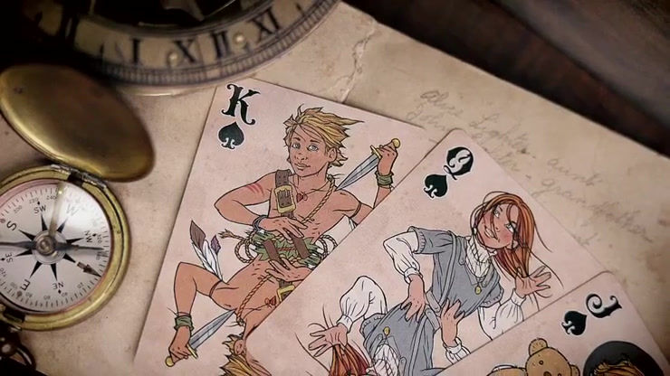 Thumbnail: Peter Pan Playing Cards by Kings Wild  (GV $2)