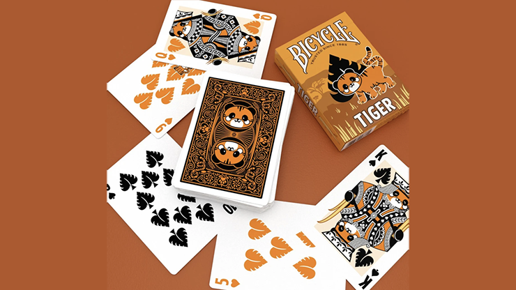 Thumbnail: Bicycle Tiger Playing Cards by US Playing Card Co